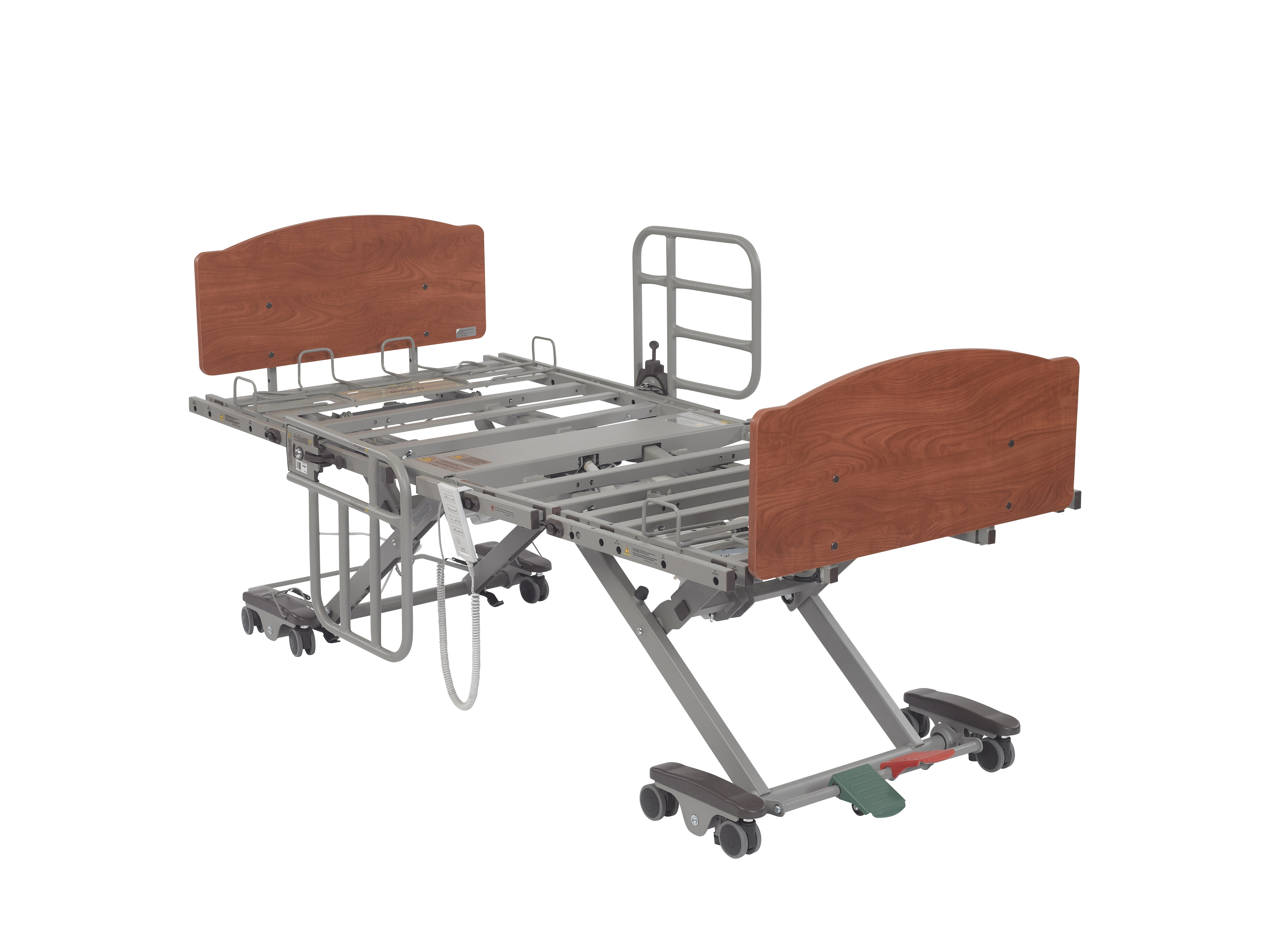 Long Term Care Fully Adjustable Trendelenburg Low Bed